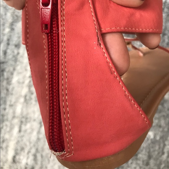 PacSun Gladiator Sandal w/ Gold Plate - Picture 6 of 7